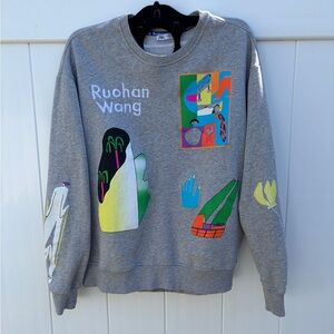 ZARA Ruohan Wang Long Sleeve Pullover Sweatshirt Unisex Men’s Women, Size M